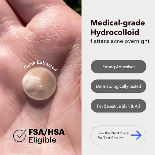 ClearCover™ Hydrocolloid Acne Patches