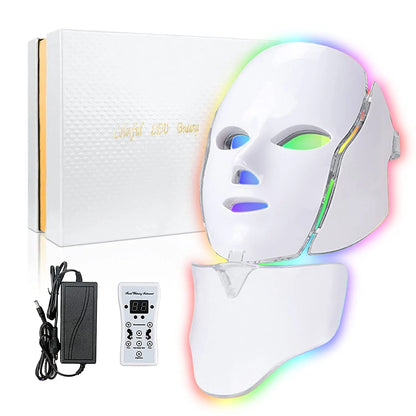 AuraGlow™ 7-Color LED Face Mask